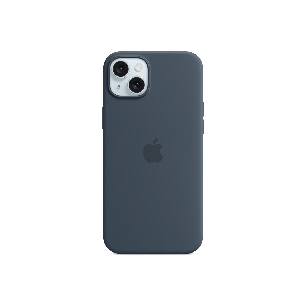 Husa de protectie Apple cu MagSafe pentru iPhone 15 Plus, Silicon, Storm Blue - iSTYLE RO