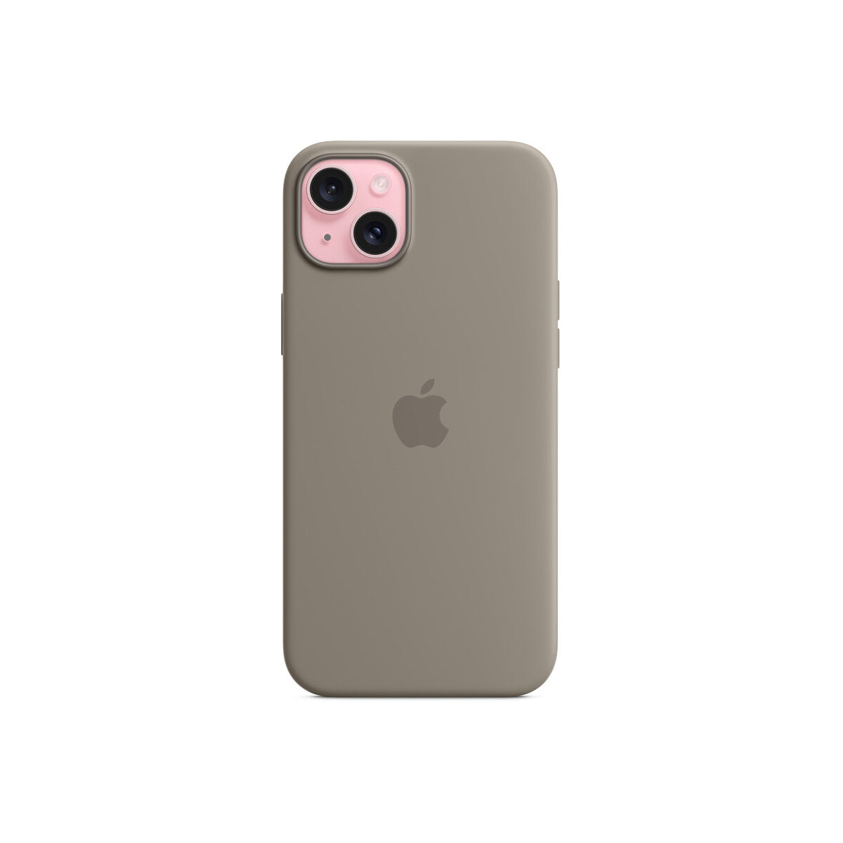 Husa de protectie Apple cu MagSafe pentru iPhone 15 Plus, Silicon, Clay - iSTYLE RO