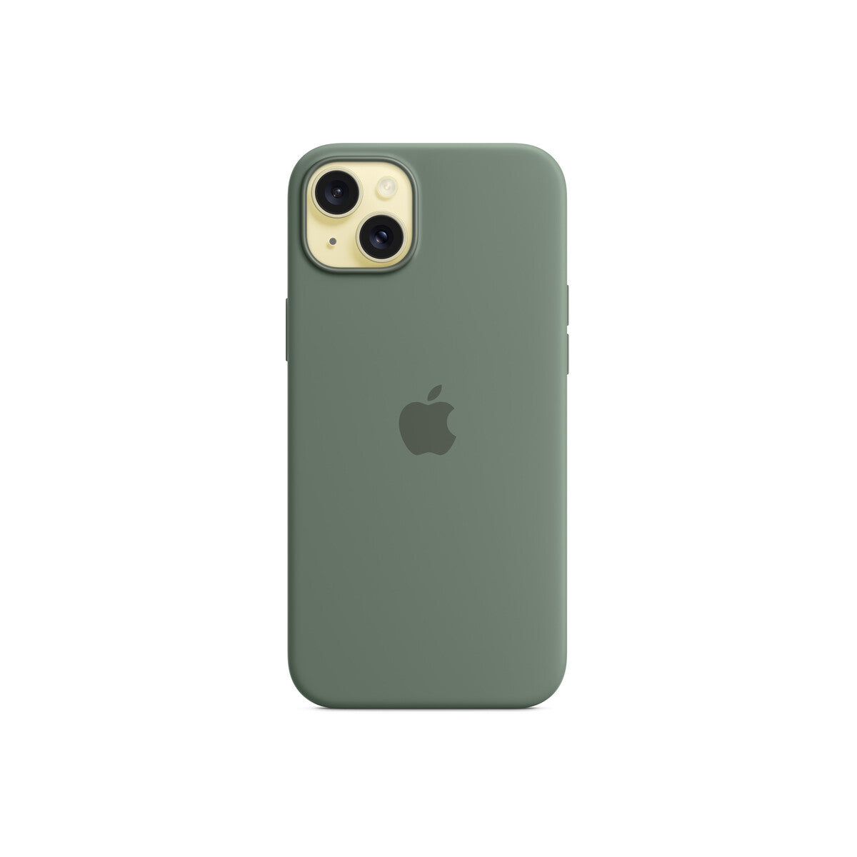 Husa de protectie Apple cu MagSafe pentru iPhone 15 Plus, Silicon, Cypress - iSTYLE RO