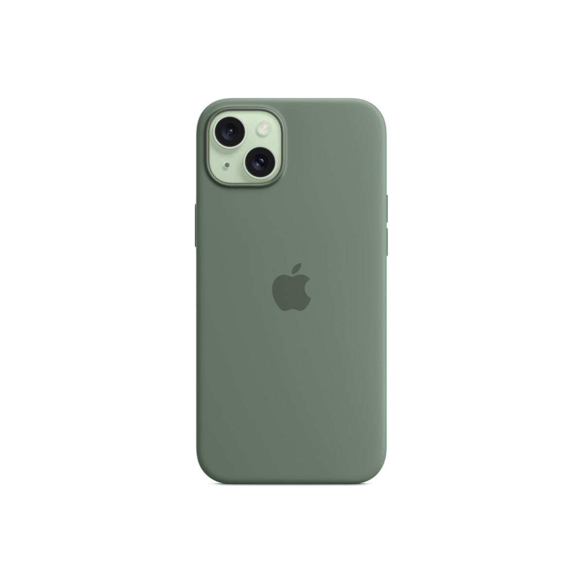 Husa de protectie Apple cu MagSafe pentru iPhone 15 Plus, Silicon, Cypress - iSTYLE RO