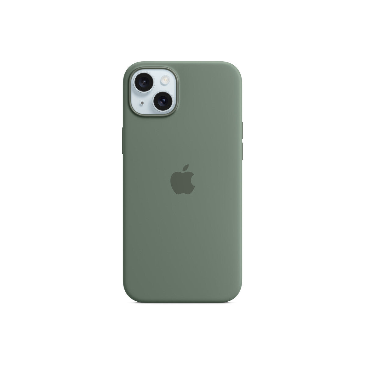 Husa de protectie Apple cu MagSafe pentru iPhone 15 Plus, Silicon, Cypress - iSTYLE RO