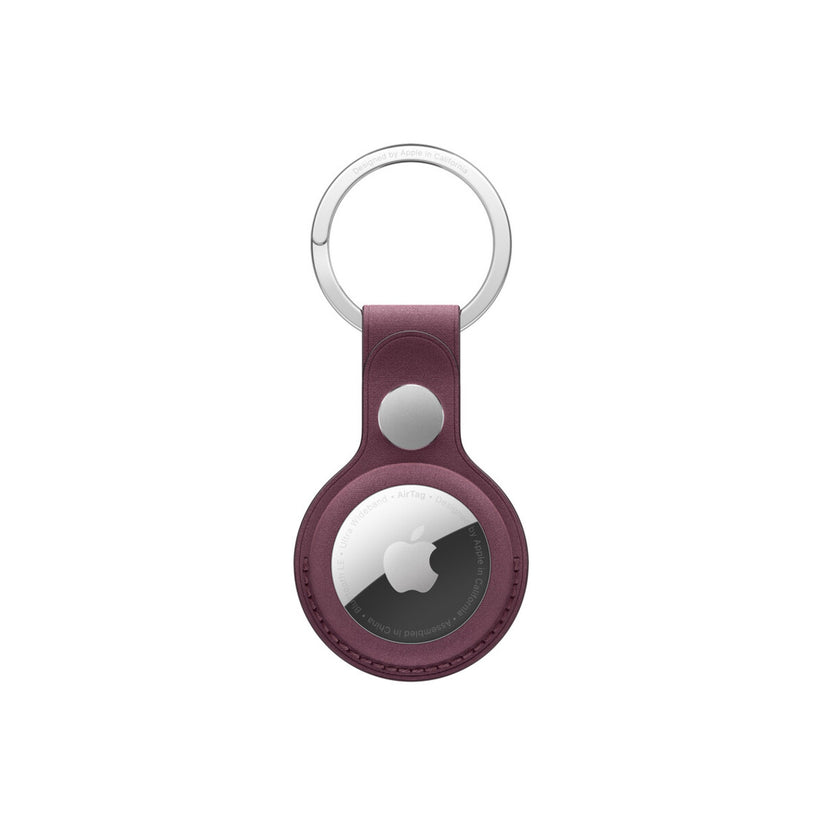 Breloc Apple AirTag FineWoven Key Ring, Mulberry - iSTYLE RO