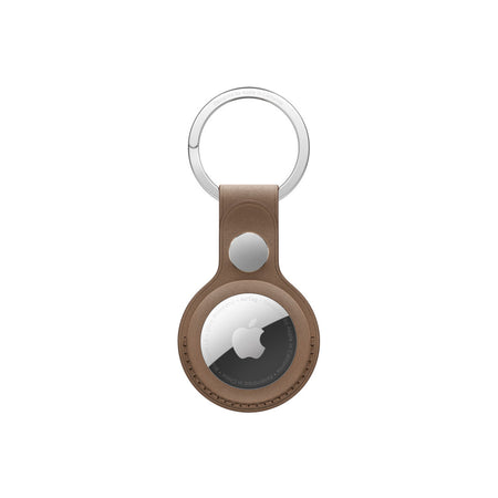 Breloc Apple AirTag FineWoven Key Ring, Taupe