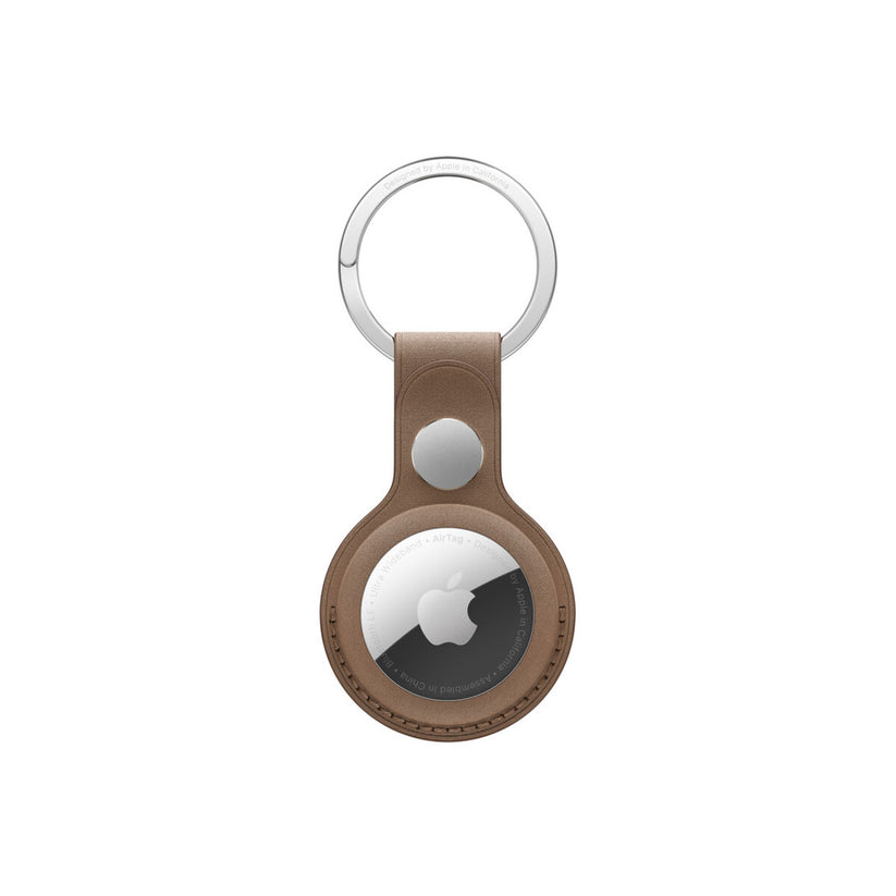 Breloc Apple AirTag FineWoven Key Ring, Taupe - iSTYLE RO