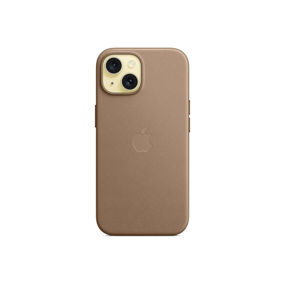 Husa de protectie Apple FineWoven cu MagSafe pentru iPhone 15, Taupe - iSTYLE RO