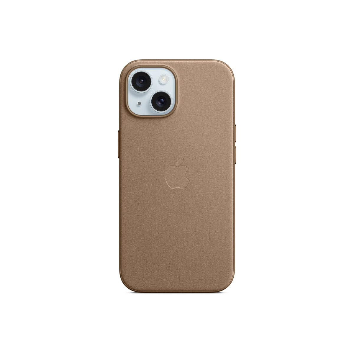 Husa de protectie Apple FineWoven cu MagSafe pentru iPhone 15, Taupe - iSTYLE RO