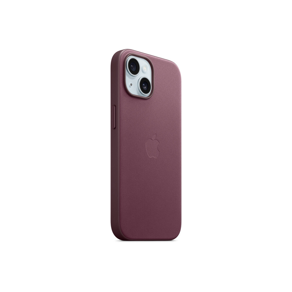 Husa de protectie Apple FineWoven cu MagSafe pentru iPhone 15, Mulberry - iSTYLE RO