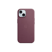Husa de protectie Apple FineWoven cu MagSafe pentru iPhone 15, Mulberry - iSTYLE RO