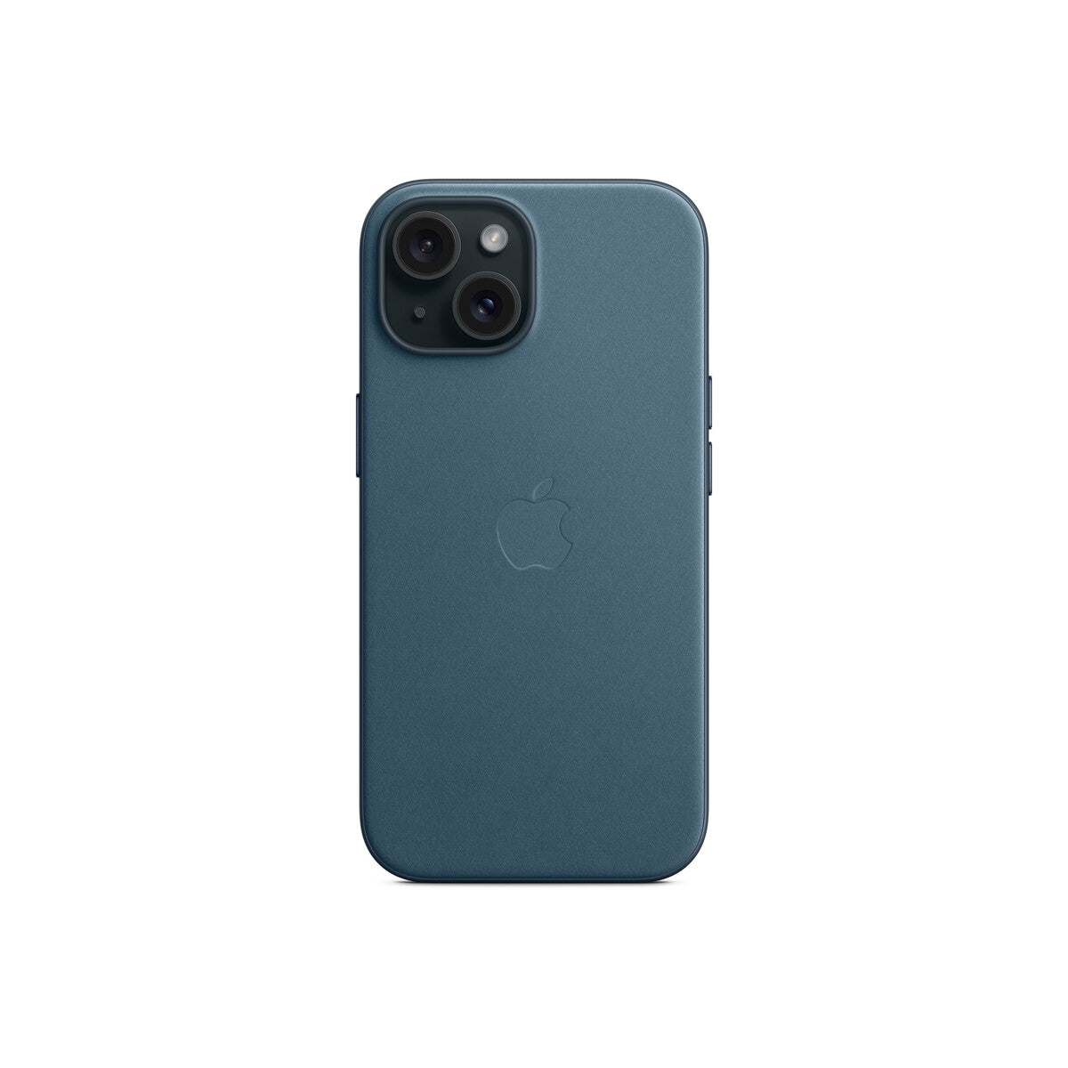 Husa de protectie Apple FineWoven cu MagSafe pentru iPhone 15, Pacific Blue - iSTYLE RO