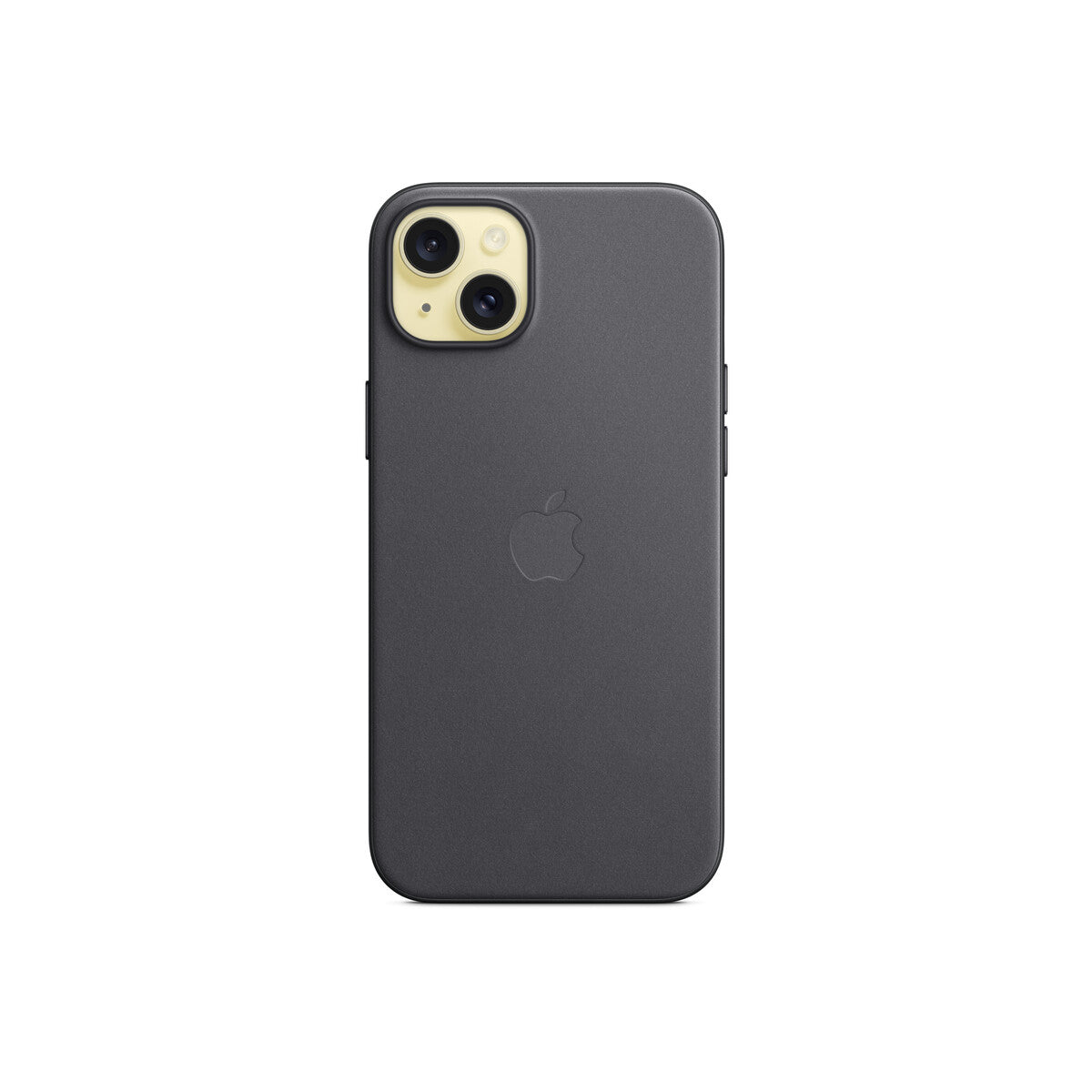 Husa de protectie Apple FineWoven cu MagSafe pentru iPhone 15 Plus, Negru - iSTYLE RO