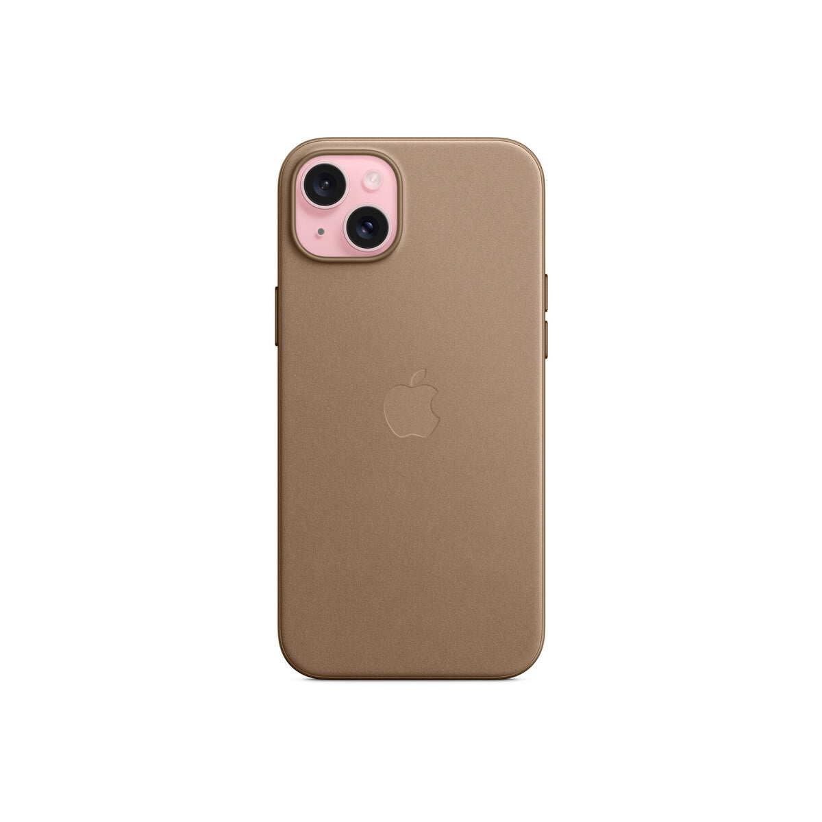 Husa de protectie Apple FineWoven cu MagSafe pentru iPhone 15 Plus, Taupe - iSTYLE RO