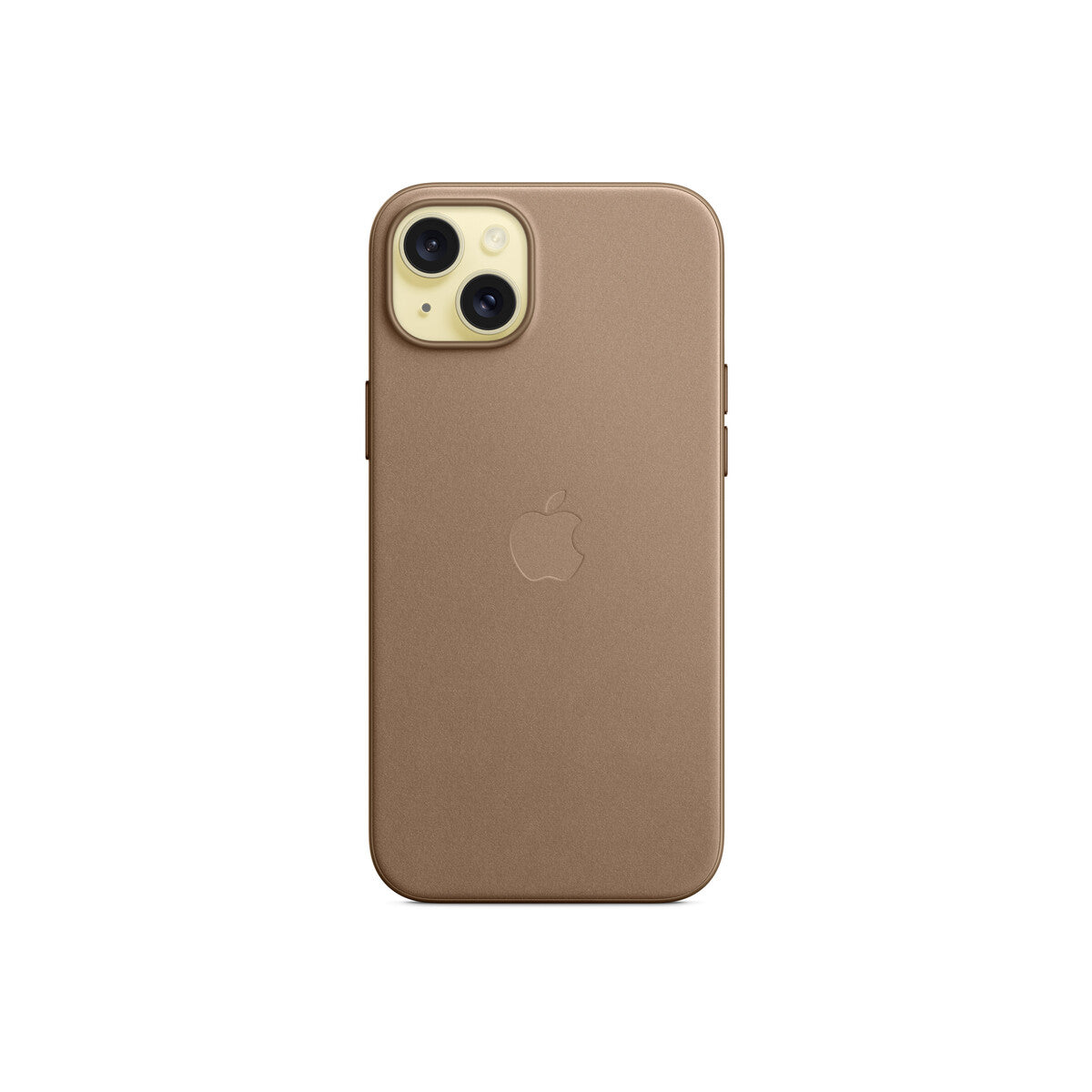 Husa de protectie Apple FineWoven cu MagSafe pentru iPhone 15 Plus, Taupe - iSTYLE RO