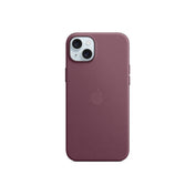 Husa de protectie Apple FineWoven cu MagSafe pentru iPhone 15 Plus, Mulberry - iSTYLE RO