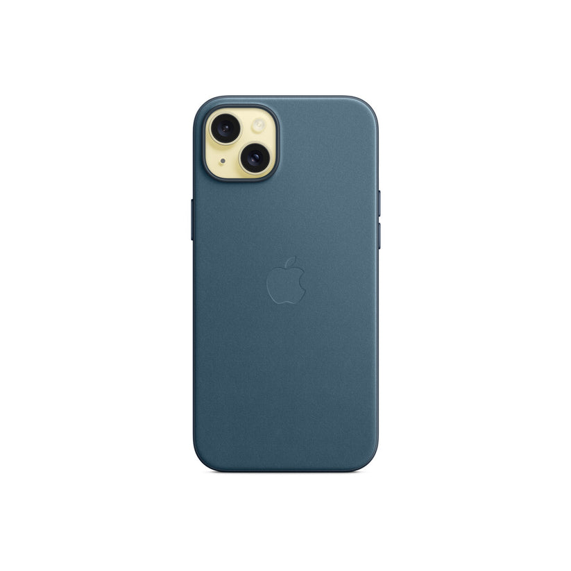 Husa de protectie Apple FineWoven cu MagSafe pentru iPhone 15 Plus, Pacific Blue - iSTYLE RO