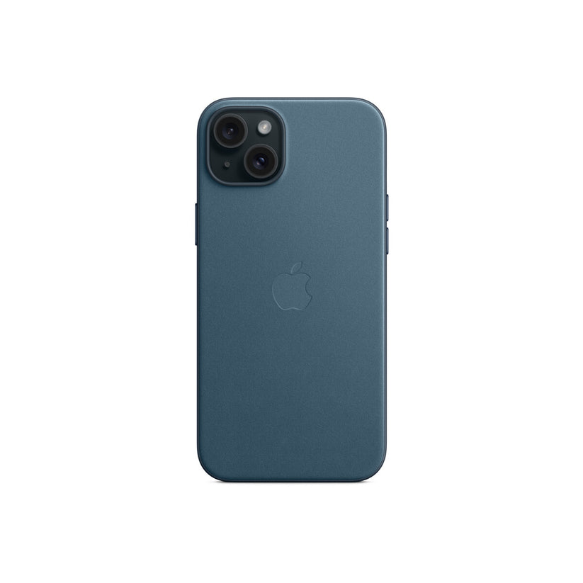 Husa de protectie Apple FineWoven cu MagSafe pentru iPhone 15 Plus, Pacific Blue - iSTYLE RO
