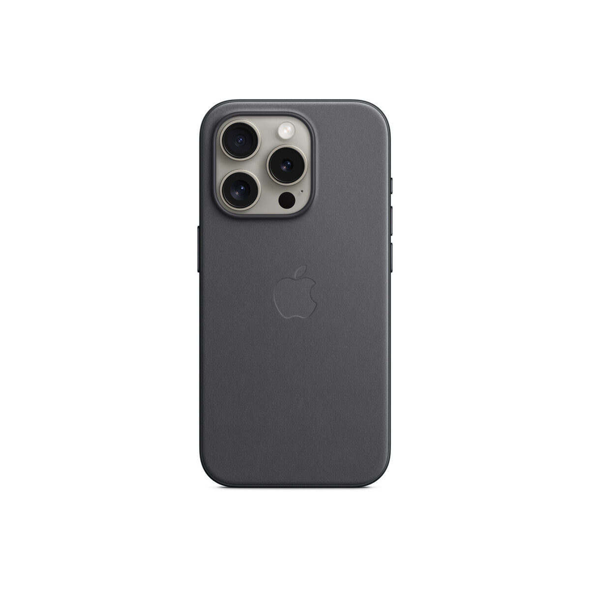 Husa de protectie Apple FineWoven cu MagSafe pentru iPhone 15 Pro, Negru - iSTYLE RO