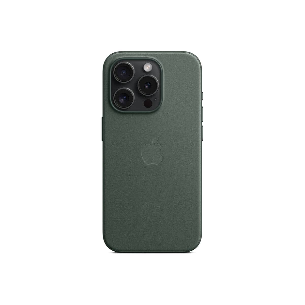 Husa de protectie Apple FineWoven cu MagSafe pentru iPhone 15 Pro, Evergreen - iSTYLE RO