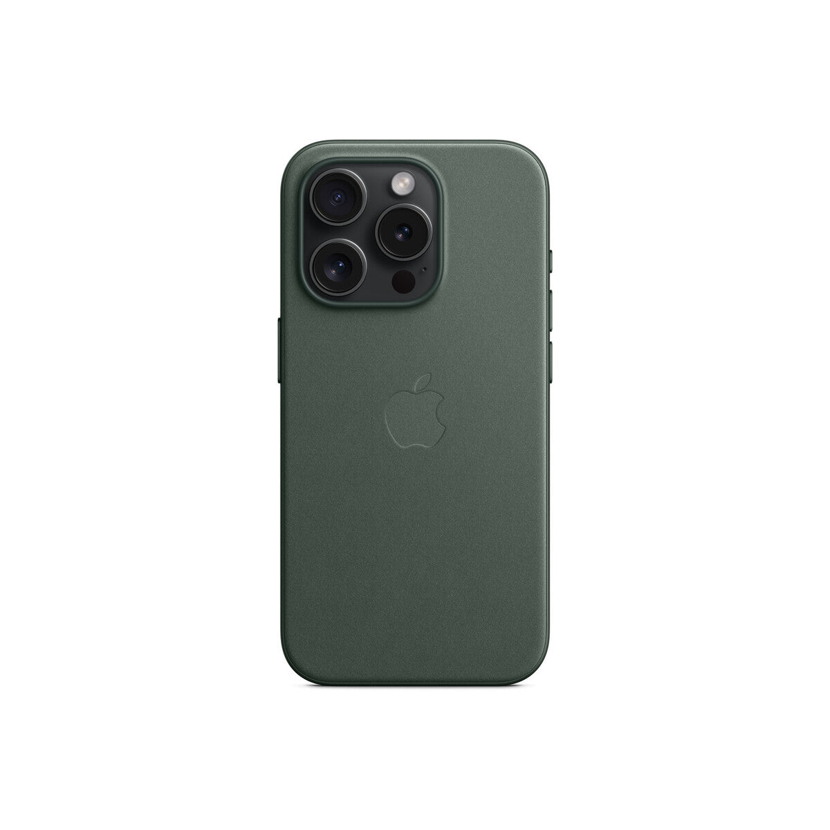 Husa de protectie Apple FineWoven cu MagSafe pentru iPhone 15 Pro, Evergreen - iSTYLE RO