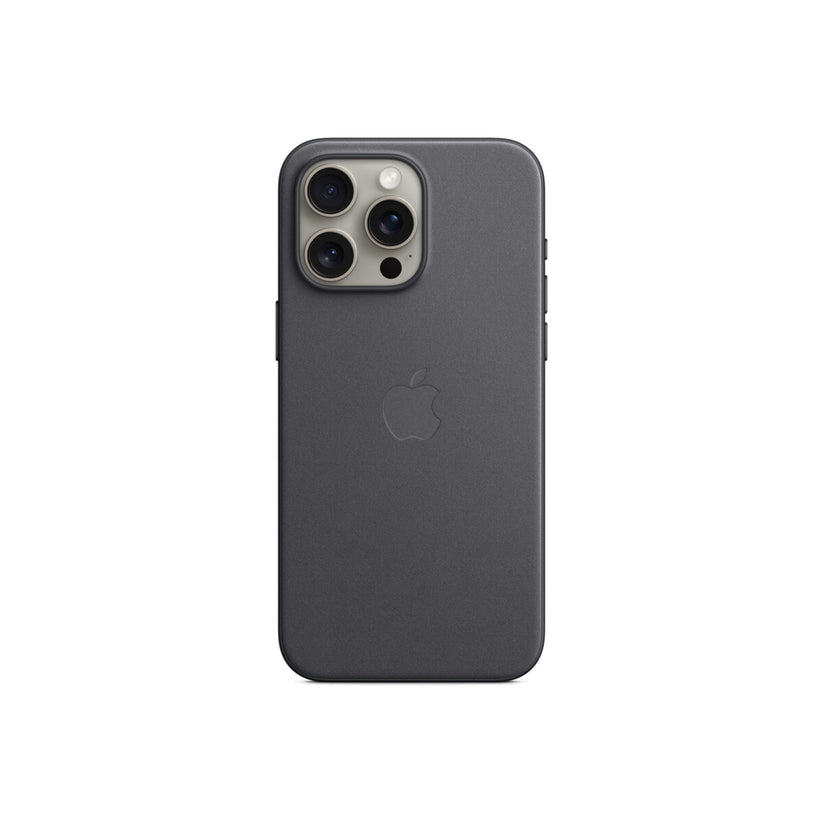 Husa de protectie Apple FineWoven cu MagSafe pentru iPhone 15 Pro Max, Negru - iSTYLE RO