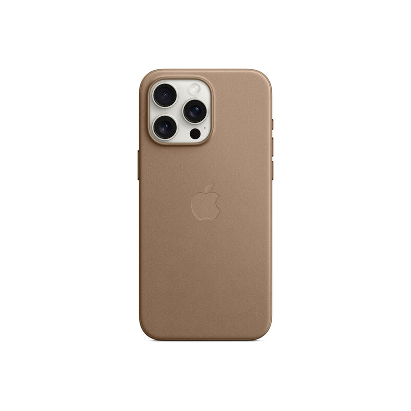 Husa de protectie Apple FineWoven cu MagSafe pentru iPhone 15 Pro Max, Taupe - iSTYLE RO