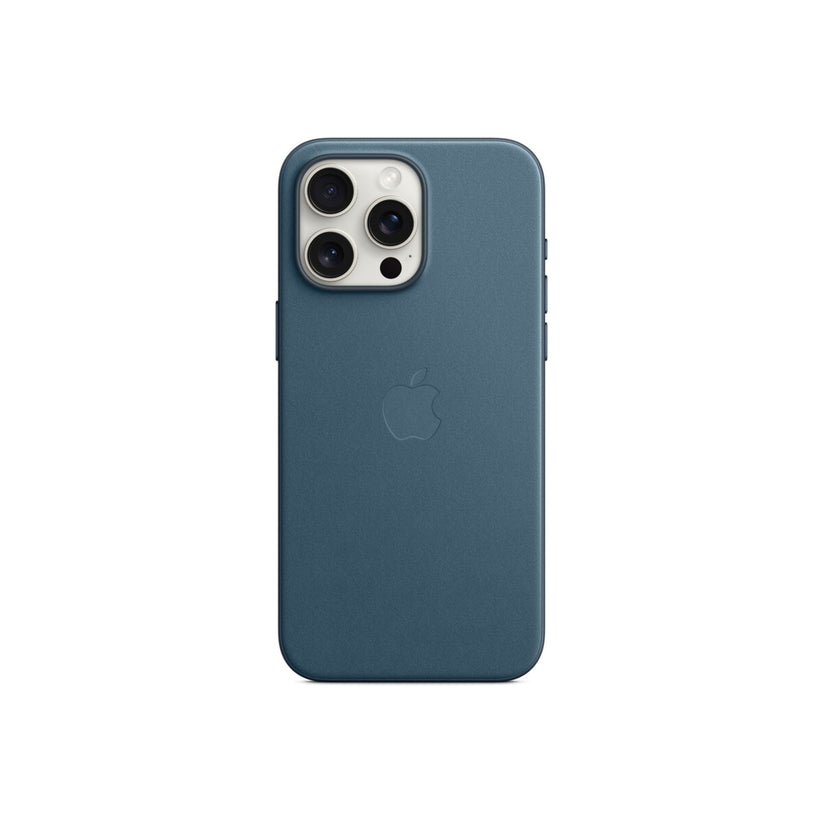 Husa de protectie Apple FineWoven cu MagSafe pentru iPhone 15 Pro Max, Pacific Blue - iSTYLE RO