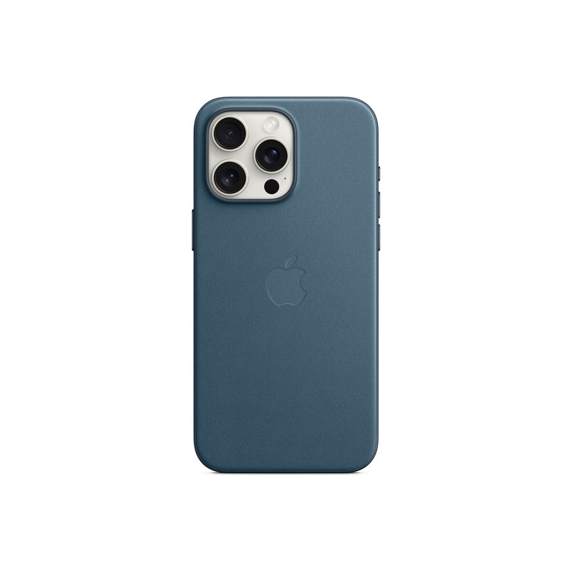 Husa de protectie Apple FineWoven cu MagSafe pentru iPhone 15 Pro Max, Pacific Blue - iSTYLE RO
