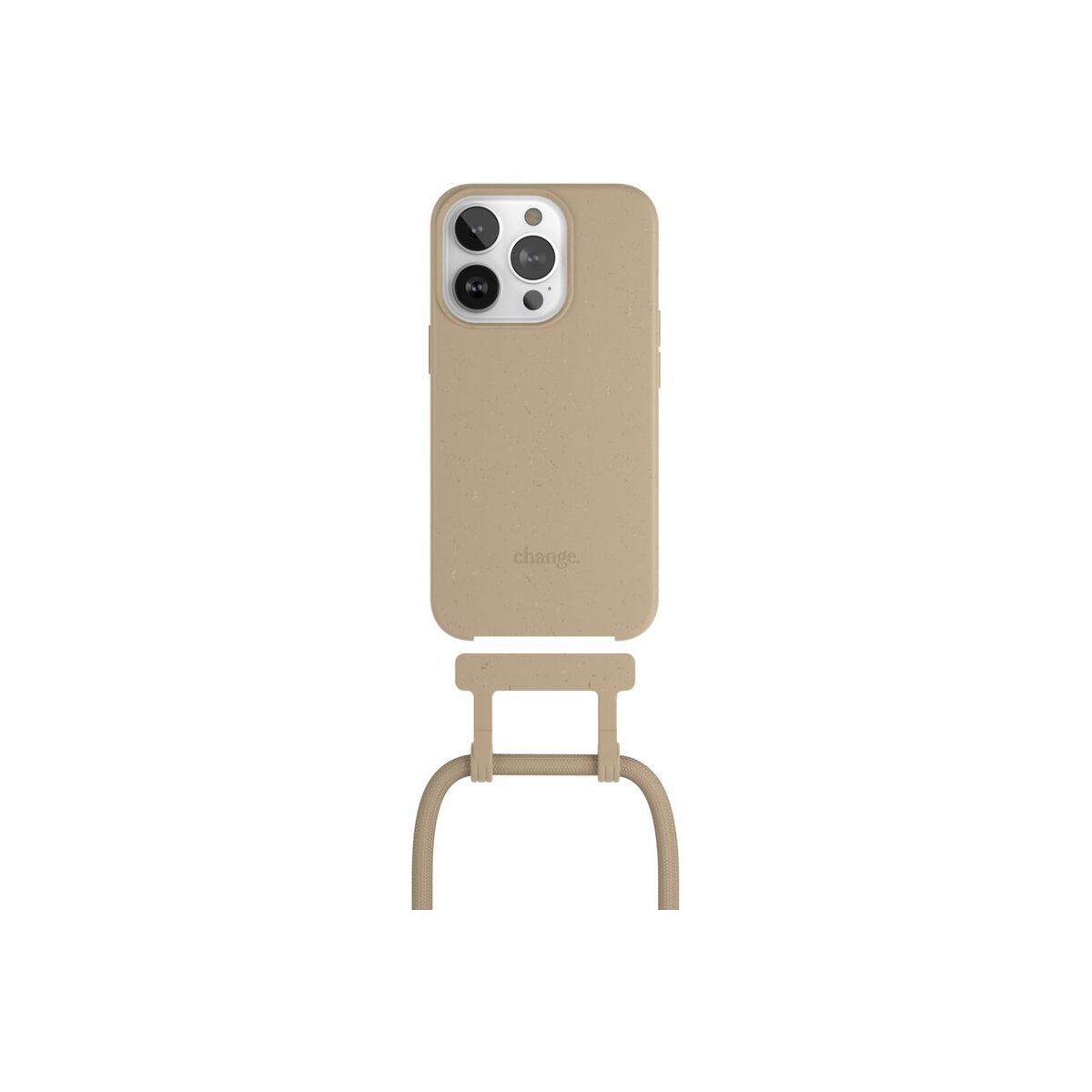 Husa de protectie Woodcessories Change Case pentru iPhone 14 Pro, Taupe - iSTYLE RO