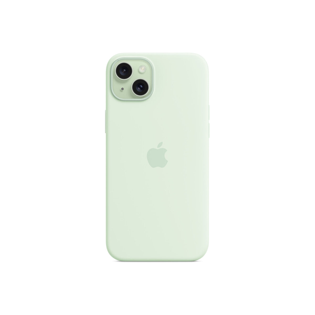 Husa de protectie Apple cu MagSafe pentru iPhone 15 Plus, Silicon, Soft Mint - iSTYLE RO