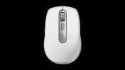 Mouse wireless Logitech MX Anywhere 3S for Mac, Bluetooth, Scroll MagSpeed, Multidevice, USB-C, Gri Pal - iSTYLE RO