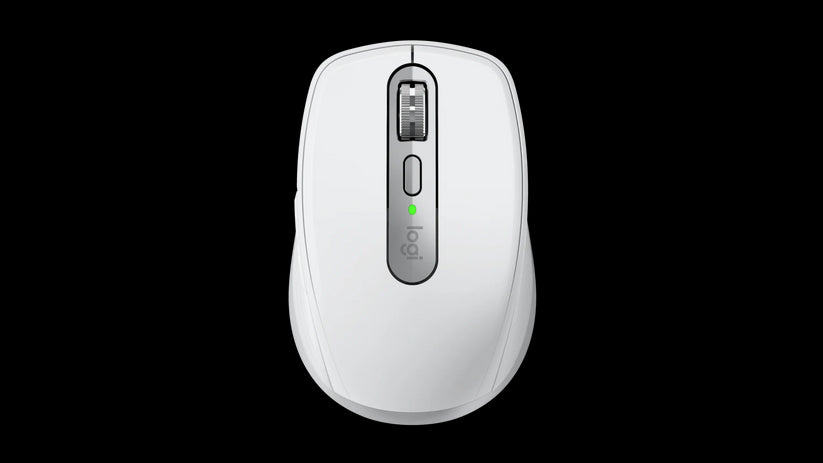 Mouse wireless Logitech MX Anywhere 3S for Mac, Bluetooth, Scroll MagSpeed, Multidevice, USB-C, Gri Pal - iSTYLE RO