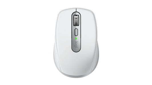 Mouse wireless Logitech MX Anywhere 3S for Mac, Bluetooth, Scroll MagSpeed, Multidevice, USB-C, Gri Pal - iSTYLE RO
