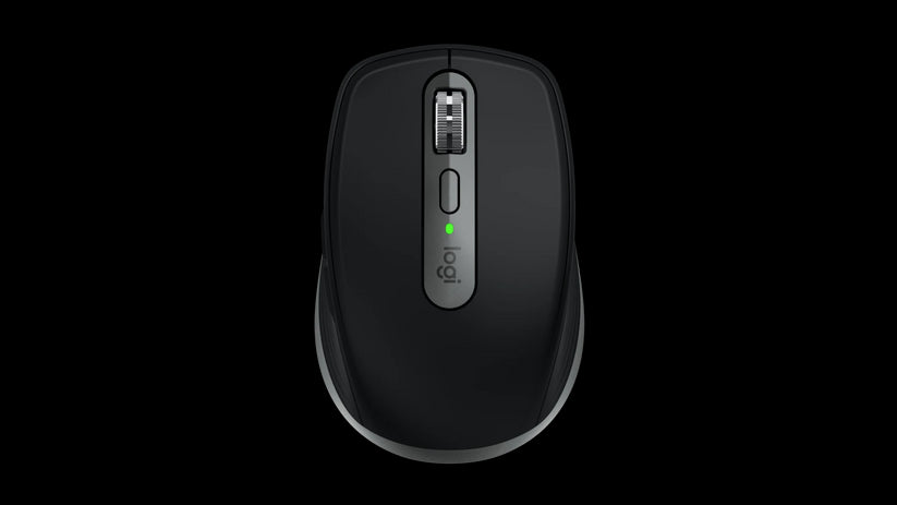 Mouse wireless Logitech MX Anywhere 3S for Mac, Bluetooth, Scroll MagSpeed, Multidevice, USB-C, Negru - iSTYLE RO
