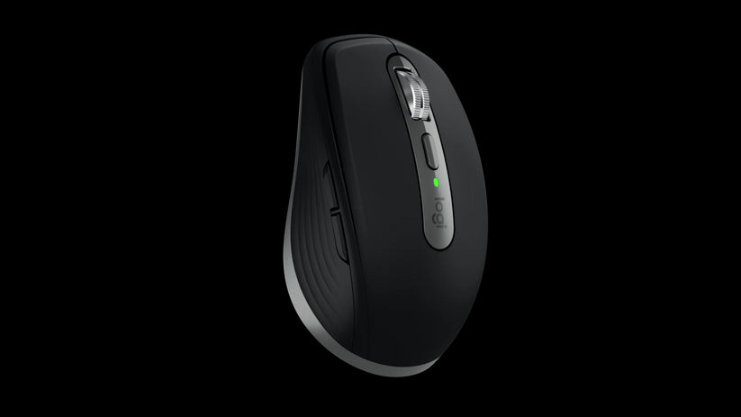 Mouse wireless Logitech MX Anywhere 3S for Mac, Bluetooth, Scroll MagSpeed, Multidevice, USB-C, Negru - iSTYLE RO