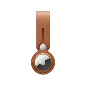Breloc Apple pentru AirTag Loop Piele, Saddle Brown - iSTYLE RO