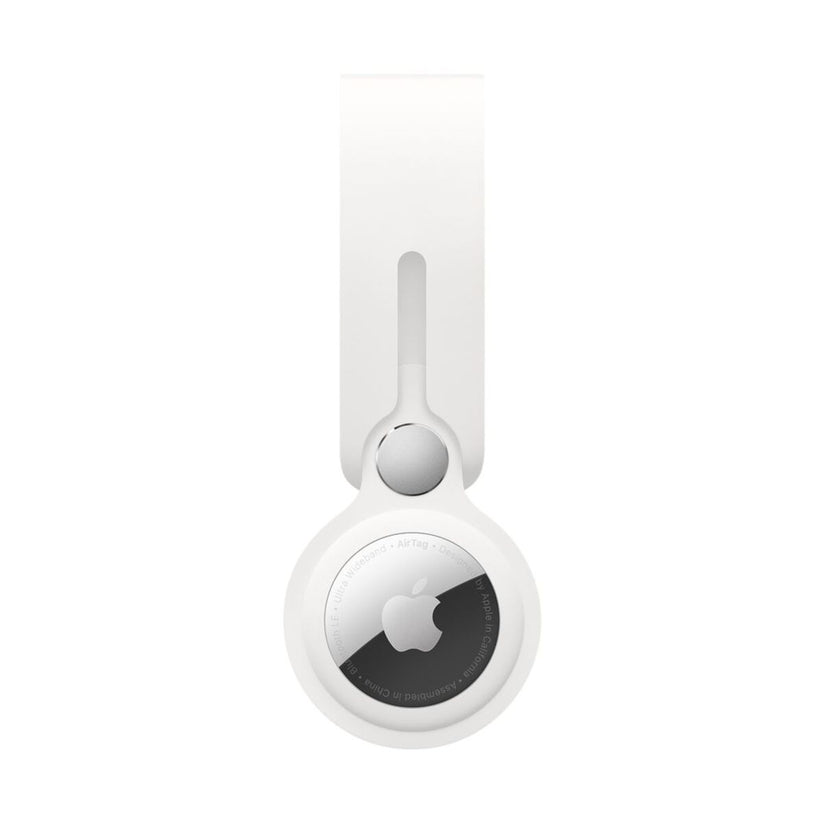 Breloc Apple pentru AirTag Loop, White - iSTYLE RO