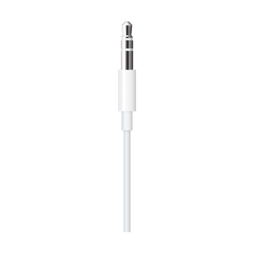 Cablu audio Apple Lightning la 3.5mm Audio (1.2m) - Alb - iSTYLE RO