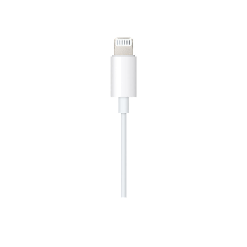 Cablu audio Apple Lightning la 3.5mm Audio (1.2m) - Alb - iSTYLE RO