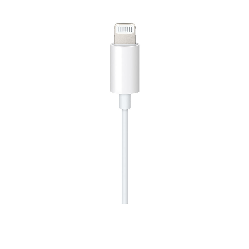 Cablu audio Apple Lightning la 3.5mm Audio (1.2m) - Alb - iSTYLE RO