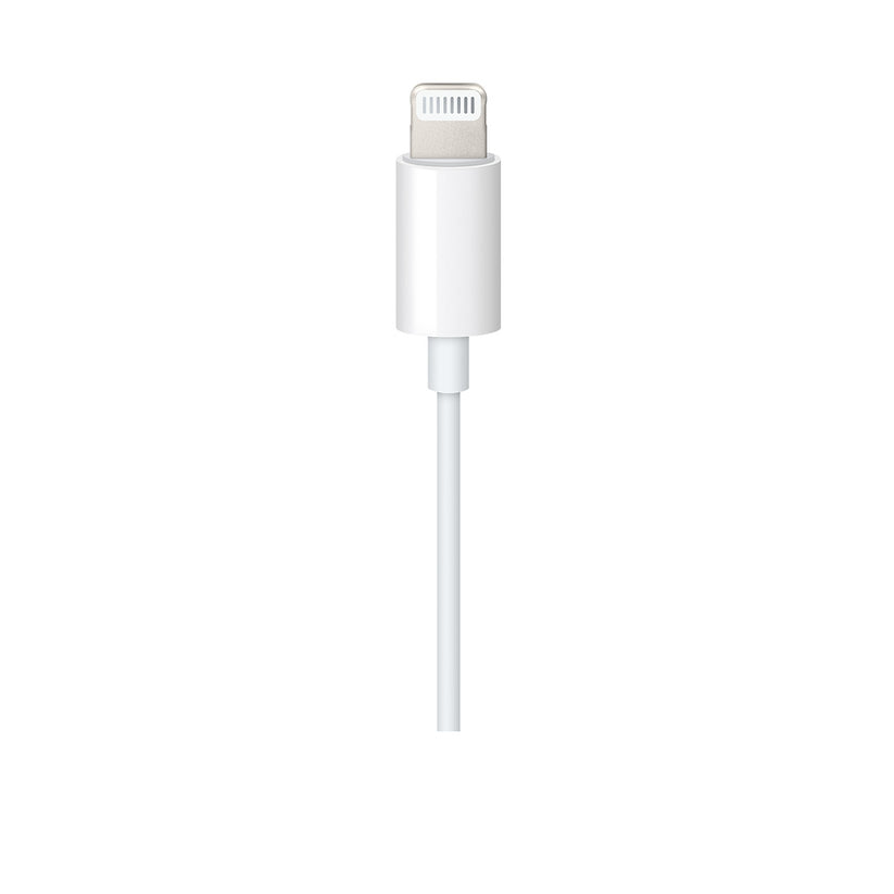 Cablu audio Apple Lightning la 3.5mm Audio (1.2m) - Alb - iSTYLE RO