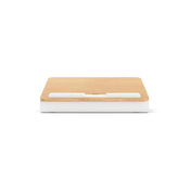 Suport Woodcessories pentru laptop Oat/White - iSTYLE RO