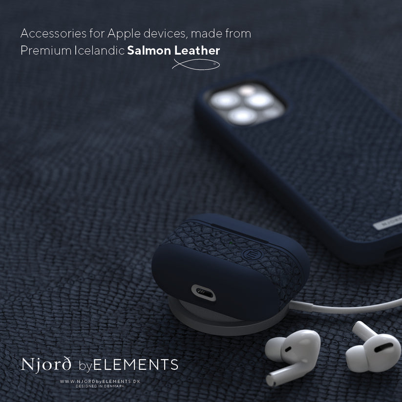 Husa de protectie Njord pentru AirPods Pro, Albastru - iSTYLE RO
