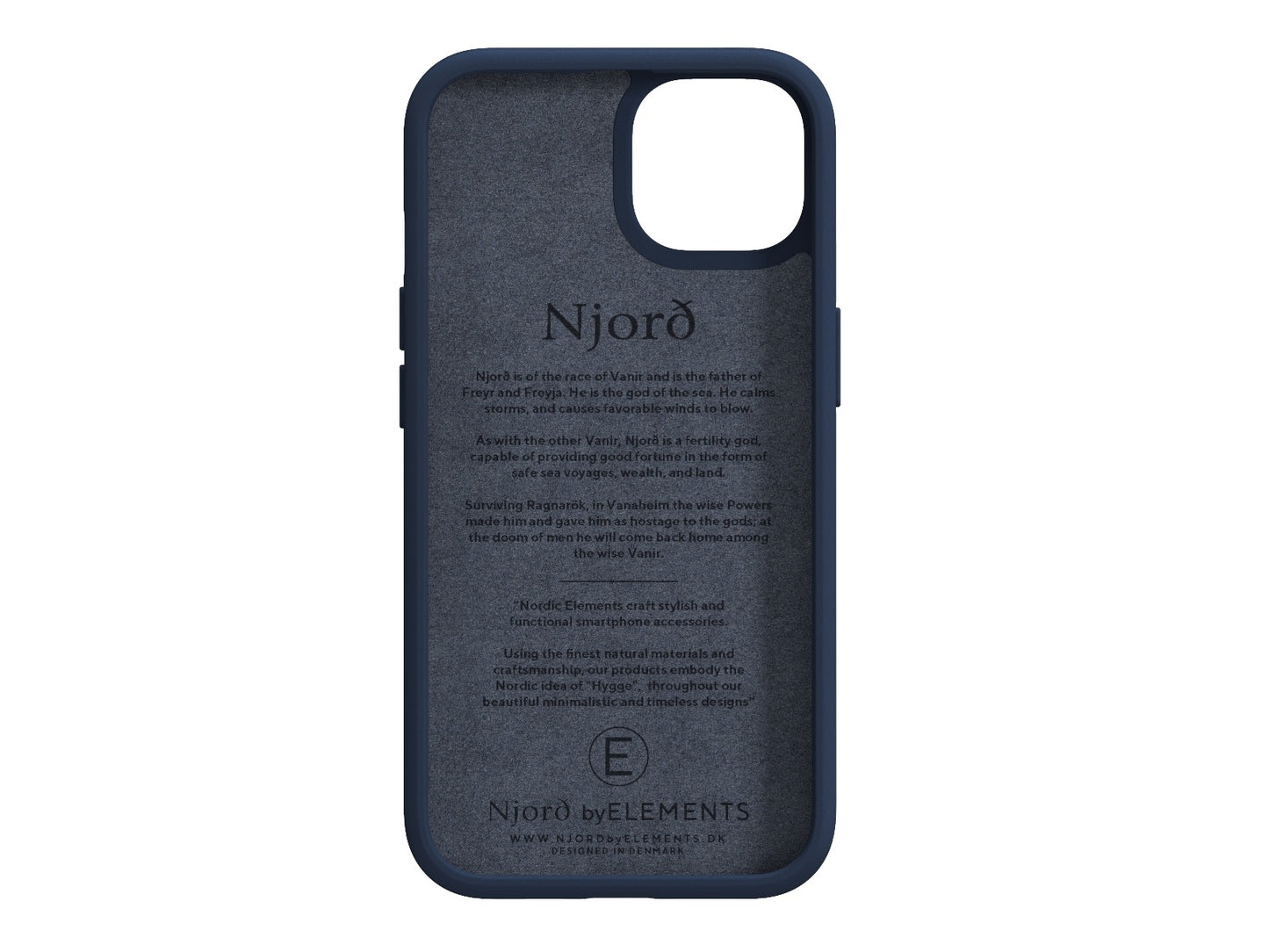 Husa de protectie Njord Vatn pentru iPhone 13, Blue - iSTYLE RO