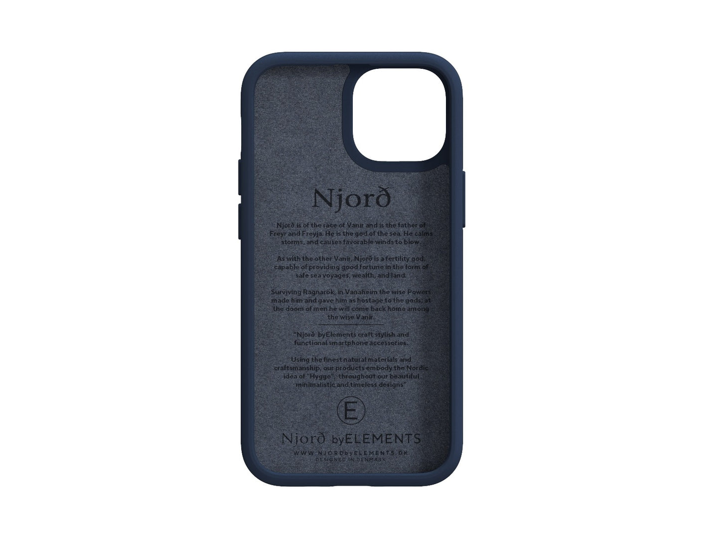 Husa de protectie Njord Vatn pentru iPhone 13 Mini, Blue - iSTYLE RO