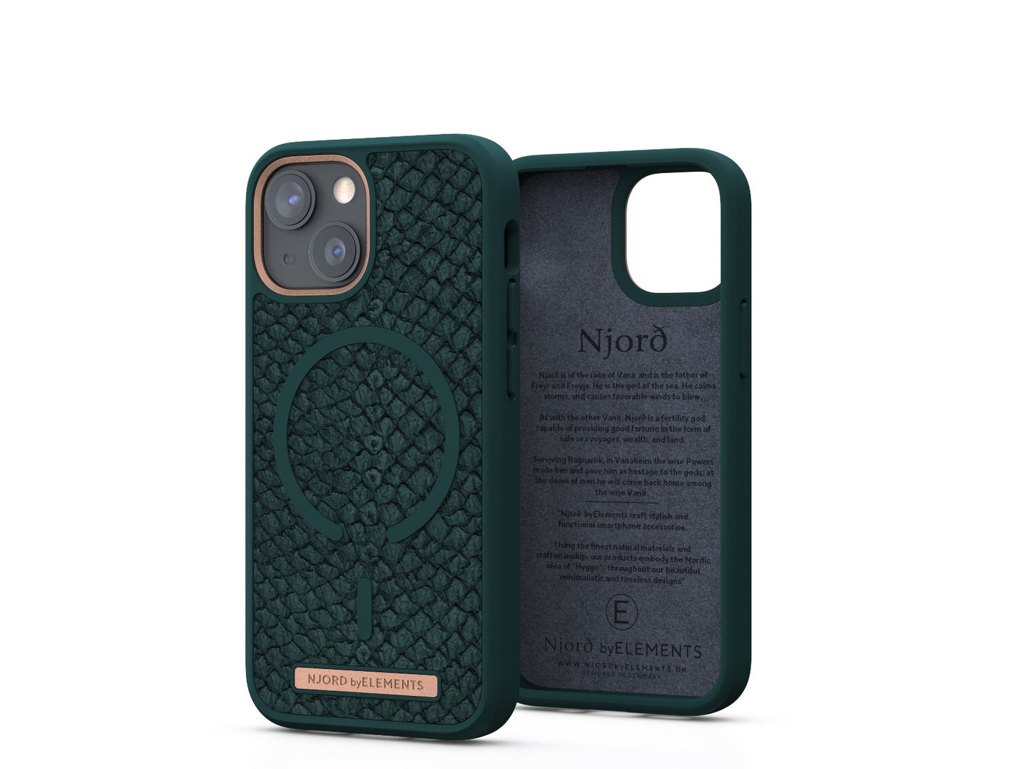 Husa de protectie Njord Jor pentru iPhone 13 Mini, Green - iSTYLE RO