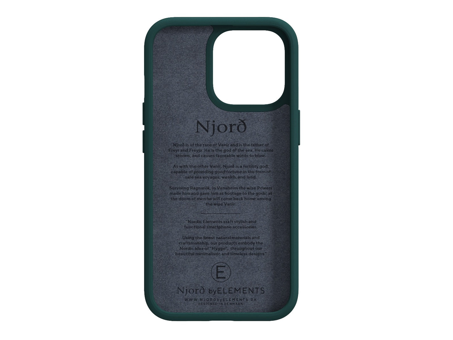 Husa de protectie Njord Jor pentru iPhone 13 Pro, Green - iSTYLE RO
