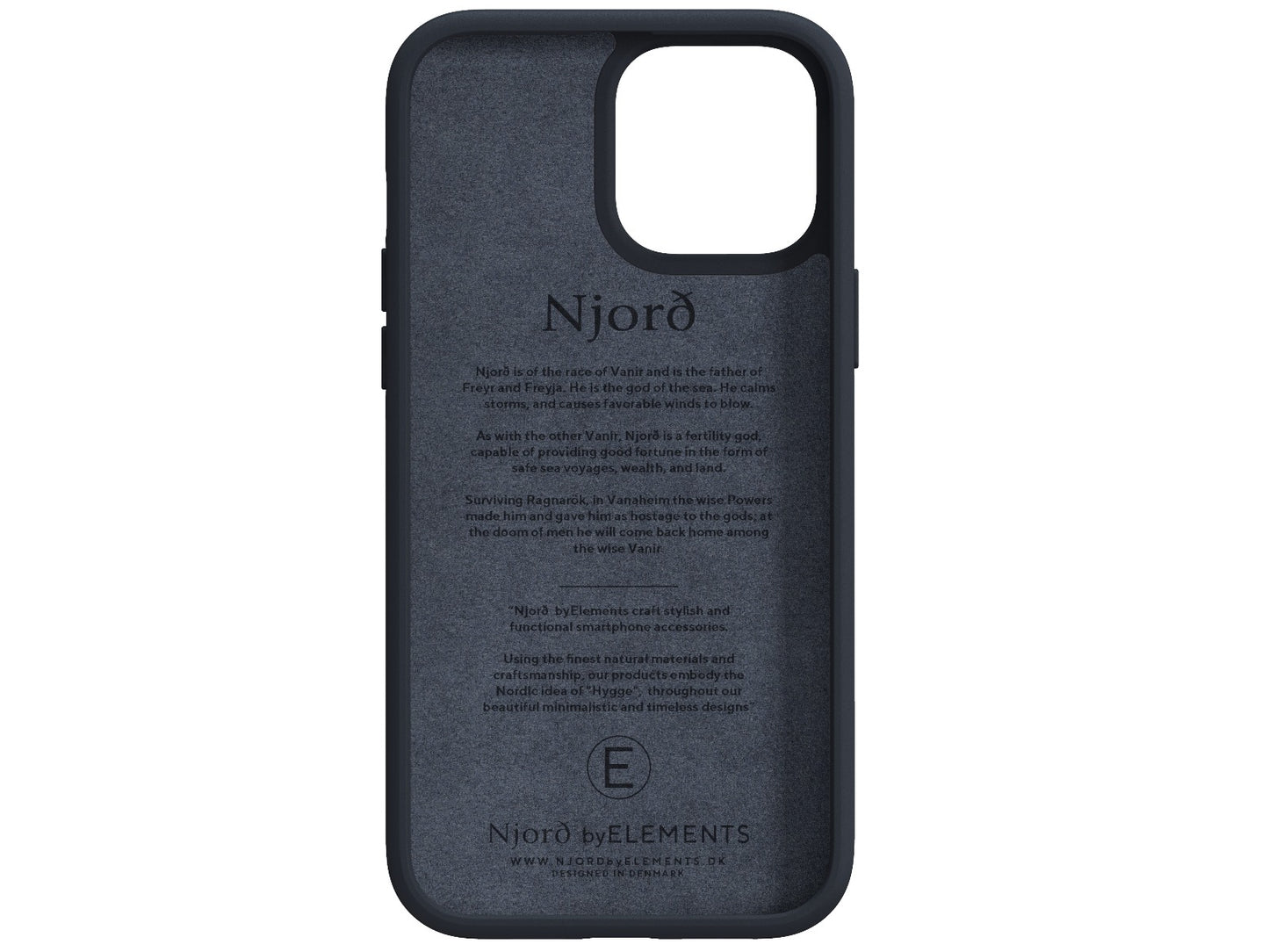 Husa de protectie Njord Vindur pentru iPhone 13 Pro Max, Grey - iSTYLE RO