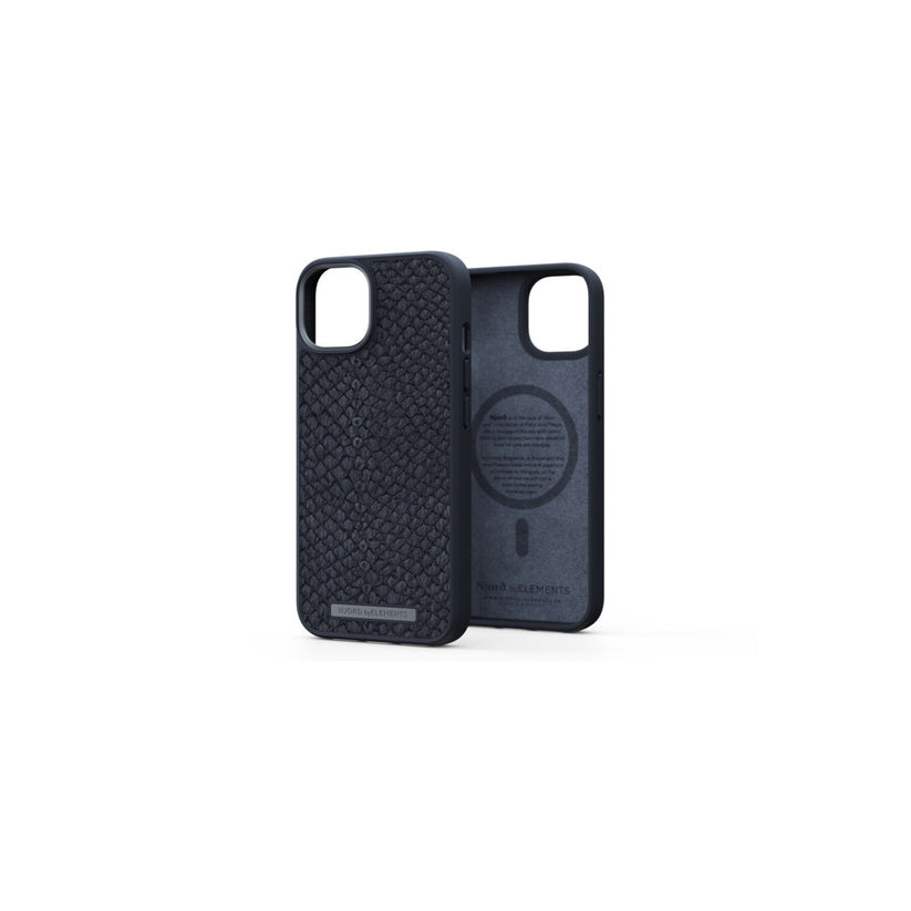 Husa de protectie Njord Salmon cu MagSafe pentru iPhone 14 Plus, Piele, Negru - iSTYLE RO