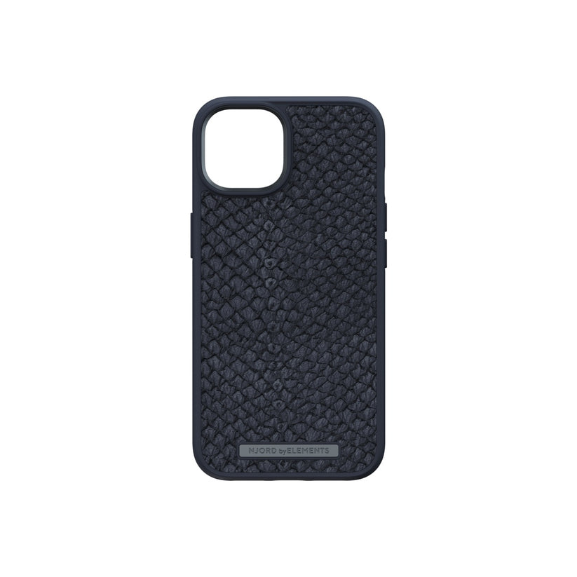 Husa de protectie Njord Salmon cu MagSafe pentru iPhone 14 Plus, Piele, Negru - iSTYLE RO