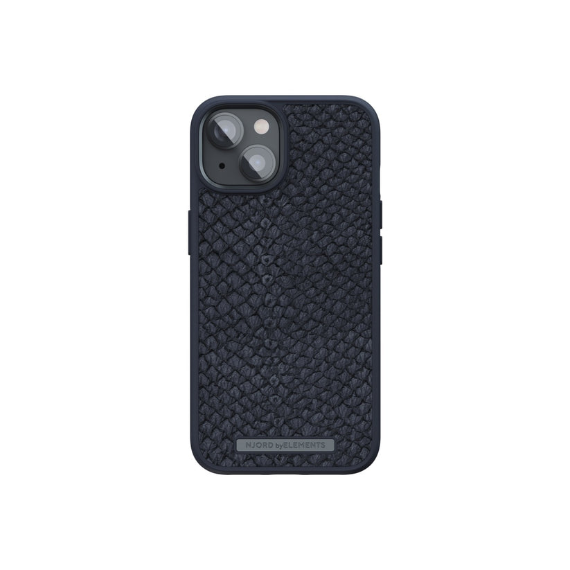 Husa de protectie Njord Salmon cu MagSafe pentru iPhone 14 Plus, Piele, Negru - iSTYLE RO
