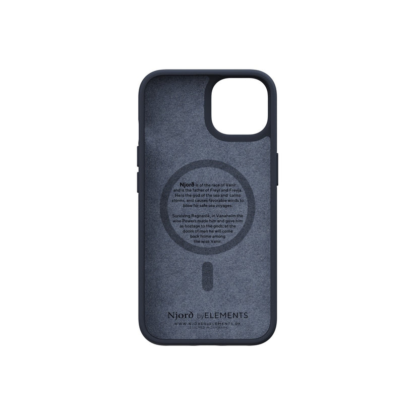 Husa de protectie Njord Salmon cu MagSafe pentru iPhone 14 Plus, Piele, Negru - iSTYLE RO